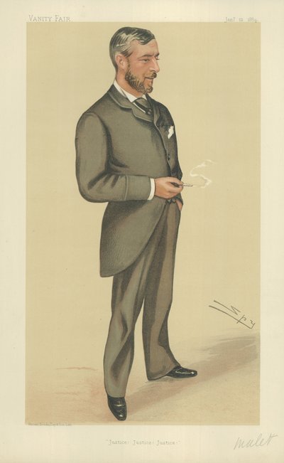 Sir Edward Baldwin Malet by Leslie Matthew Ward